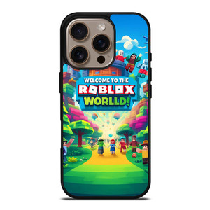 WELCOME TO ROBLOX WORLD iPhone 16 Pro Case