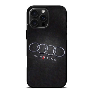 AUDI CAR LOGO S LINE iPhone 16 Pro Max Case