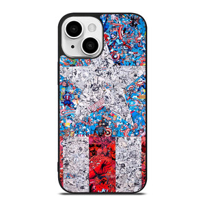 CAPTAIN AMERICA MARVEL COLLAGES iPhone 13 Mini Case