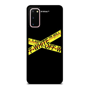OFF WHITE LOGO STRIP Samsung Galaxy S20 Case