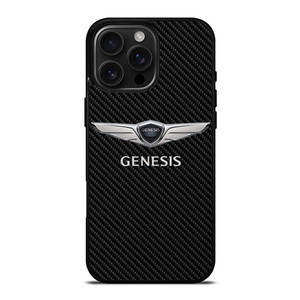 GENESIS CAR LOGO CARBON iPhone 16 Pro Max Case