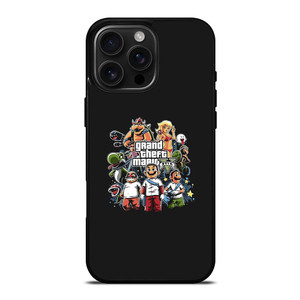 GRAND THEFT AUTO V MARIO BROSS iPhone 16 Pro Max Case