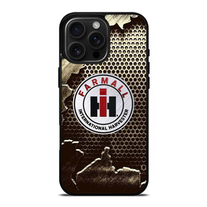 INTERNATIONAL HARVESTER FARMALL METAL LOGO iPhone 16 Pro Max Case