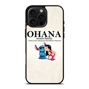 LILO AND STITCH OHANA FAMILY Disney iPhone 16 Pro Max Case