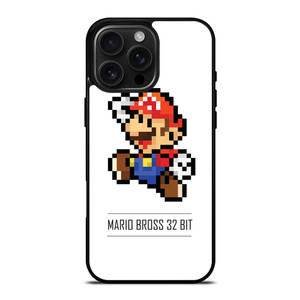 MARIO BROSS PIXEL 32 BIT iPhone 16 Pro Max Case