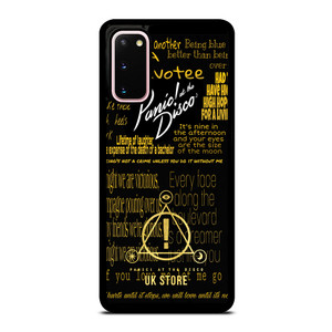 PANIC AT THE DISCO LOGO GOLD Samsung Galaxy S20 Case