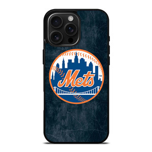 NEW YORK METS BASEBALL LOGO iPhone 16 Pro Max Case