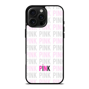 PINK VICTORIA'S SECRET LOGO iPhone 16 Pro Max Case