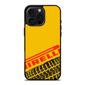 PIRELLI TIRE LOGO YELLOW iPhone 16 Pro Max Case
