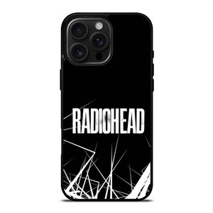 RADIOHEAD ROCK BAND LOGO BLACK iPhone 16 Pro Max Case