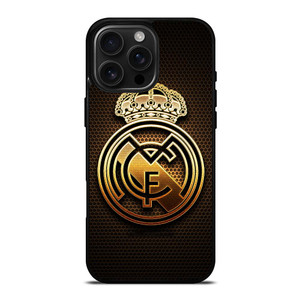 REAL MADRID FC GOLD iPhone 16 Pro Max Case