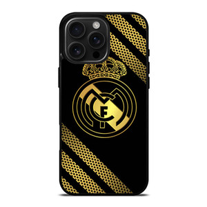 REAL MADRID GOLD NEW iPhone 16 Pro Max Case