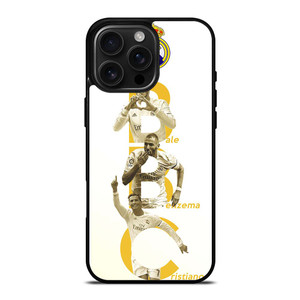 REAL MADRID TRIO BBC iPhone 16 Pro Max Case