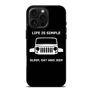 SLEEP EAT AND JEEP iPhone 16 Pro Max Case