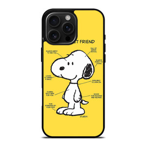 SNOOPY DOG PERFECT FRIEND iPhone 16 Pro Max Case