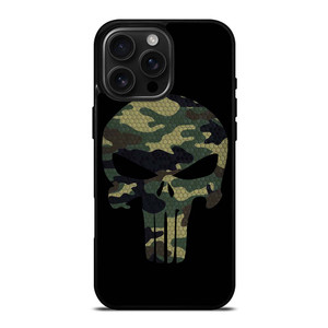 THE PUNISHER LOGO CAMO iPhone 16 Pro Max Case