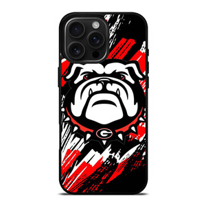 UGA UNIVERSITY OF GEORGIA BULLDOGS LOGO iPhone 16 Pro Max Case