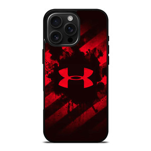 UNDER ARMOUR RED STRIPE LOGO iPhone 16 Pro Max Case
