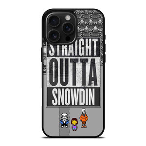 UNDERTALE STRAIGHT OUTTA SNOWDIN iPhone 16 Pro Max Case