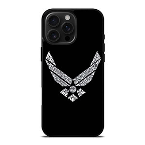 US AIR FORCE MONOGRAM LOGO iPhone 16 Pro Max Case