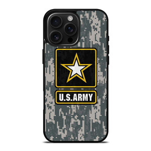 US ARMY ARMY LOGO CAMO PIXEL iPhone 16 Pro Max Case