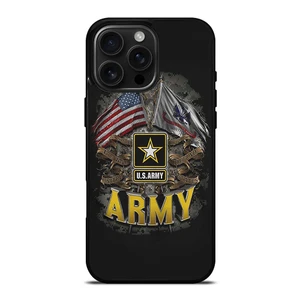 US ARMY LOGO FLAG iPhone 16 Pro Max Case