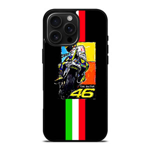 VALENTINO ROSSI THE DOCTOR 46 ITALY iPhone 16 Pro Max Case