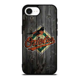 BALTIMORE ORIOLES LOGO BASEBALL TEAM WOODEN ICON iPhone 16e Case