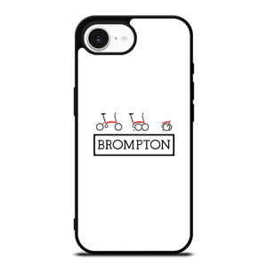 BROMPTON FOLDED BIKE LOGO 2 iPhone 16e Case