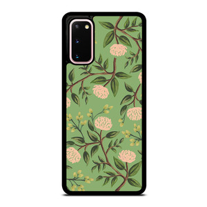 RIFLE PAPER EMERALD PEONIES Samsung Galaxy S20 Case