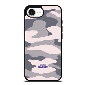 PINK NATION VICTORIA'S SECRET LOGO CAMO iPhone 16e Case