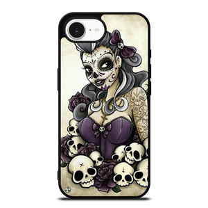 SUGAR SKULL TATTOO GIRL iPhone 16e Case