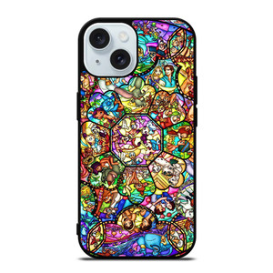 ALL DISNEY CHARACTER GLASS iPhone 15  Case Cover