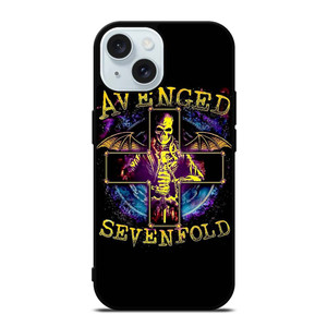 AVENGED SEVENFOLD BAND LOGO SKULL iPhone 15  Case Cover