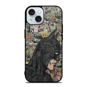 BATMAN CARTOON COLLAGE iPhone 15  Case Cover