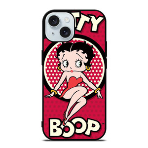 BETTY BOOP CARTOON POLKADOT iPhone 15  Case Cover