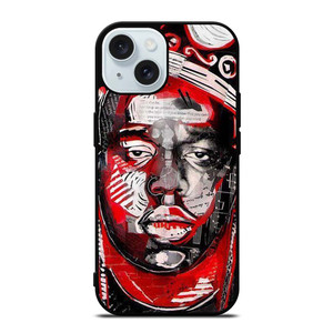 BIGGIE NOTORIOUS ART iPhone 15  Case Cover