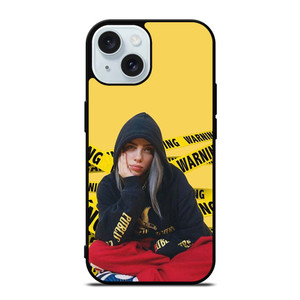 BILLIE EILISH WARNING iPhone 15  Case Cover