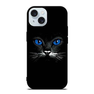 BLACK CAT FACE iPhone 15  Case Cover