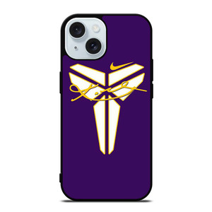 BLACK MAMBA LOGO KOBE BRYANT SIGNATURE iPhone 15  Case Cover