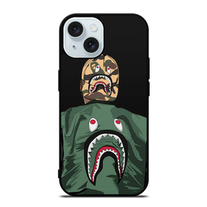 BLAISE TRAVIS HOODIE BAPE SHARK iPhone 15  Case Cover
