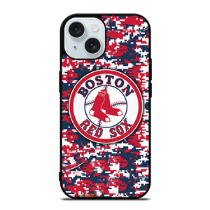 BOSTON RED SOX CAMO iPhone 15  Case Cover