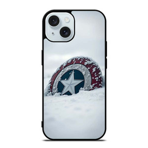 CAPTAIN AMERICA SHIELD SNOW iPhone 15  Case Cover