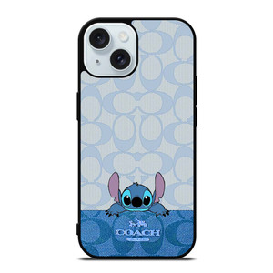 COACH NEW YORK LOGO STITCH DISNEY iPhone 15  Case Cover