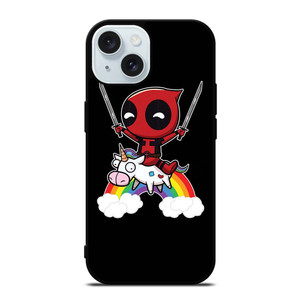 DEADPOOL UNICORN CUTE iPhone 15  Case Cover