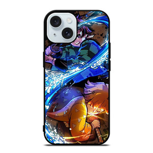DEMON SLAYER TANJIRO AND ZENITSU iPhone 15  Case Cover