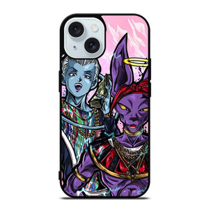 DRAGON BALL SUPER WHIS AND BEERUS STYLE iPhone 15  Case Cover