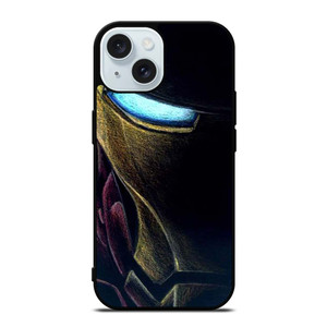 IRONE MAN AVENGERS FACE ART iPhone 15  Case Cover