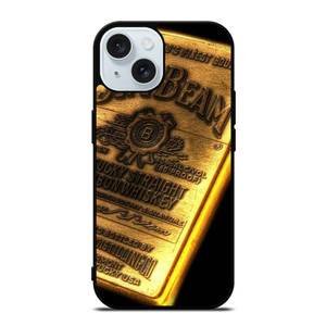JIM BEAM WHISKEY GOLD iPhone 15  Case Cover
