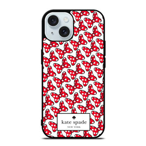 KATE SPADE MINNIE MOUSE RIBBON iPhone 15  Case Cover